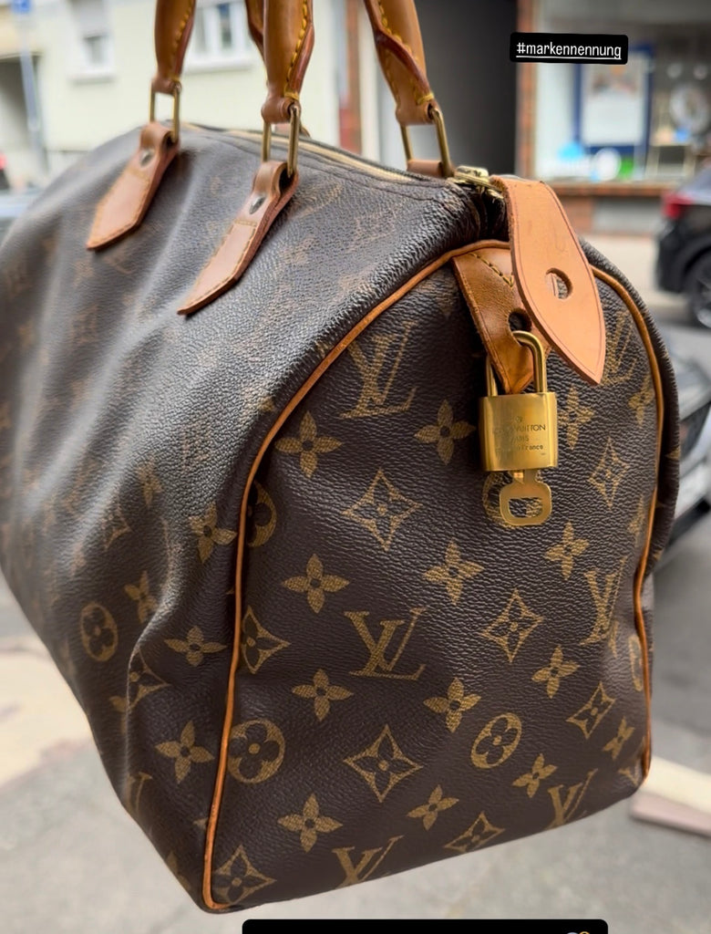 Speedy Monogram Canvas 30