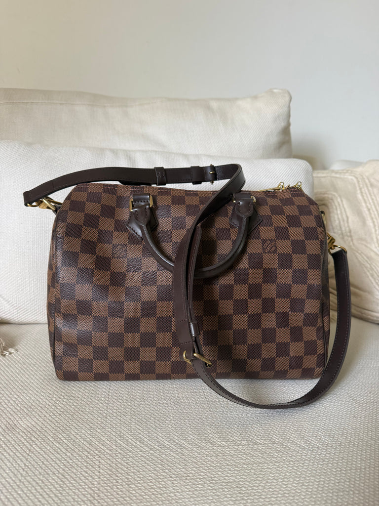 Speedy 30 Bandouliere Damier Ebene