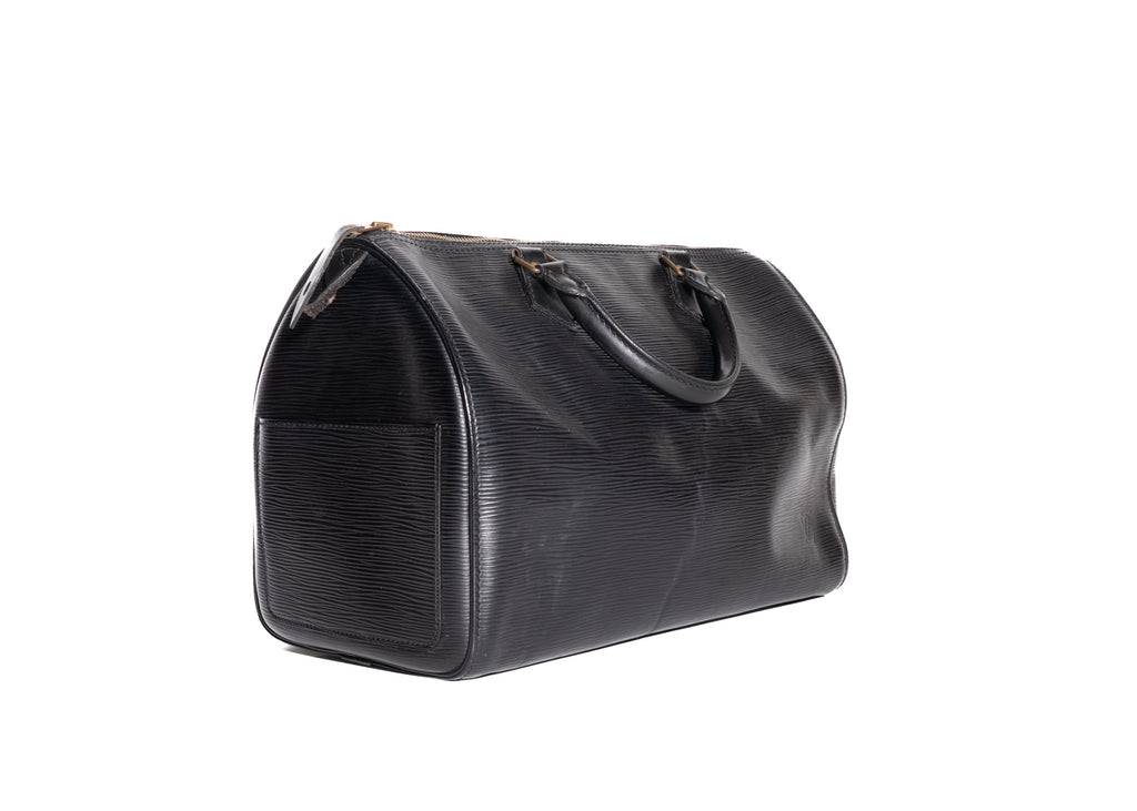 Speedy 30 Epileder schwarz goldene Hardware