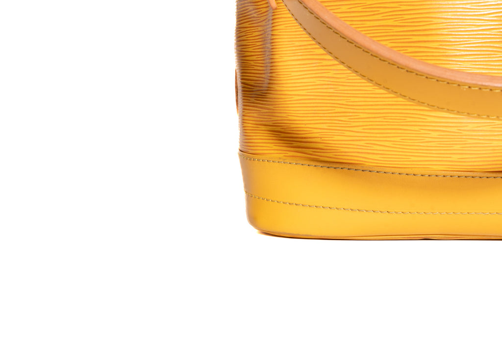 Sac Noé Grande Epi Leder Gelb