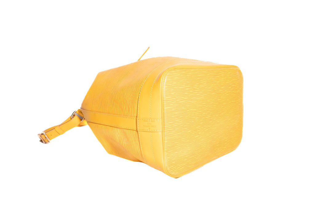 Sac Noé Grande Epi Leder Gelb