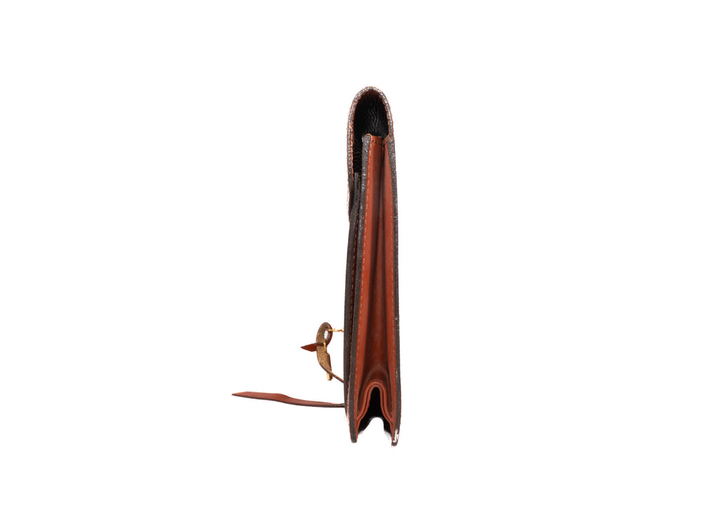 Dragonne Epi Clutch Braun