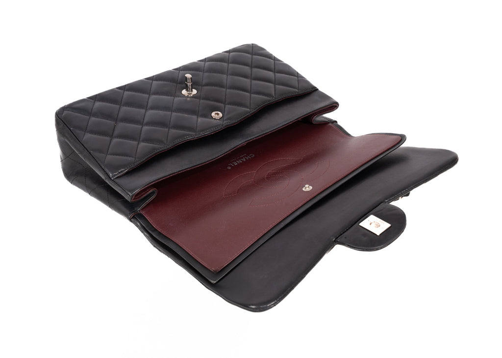 Double Flap Jumbo Schwarz / Silber