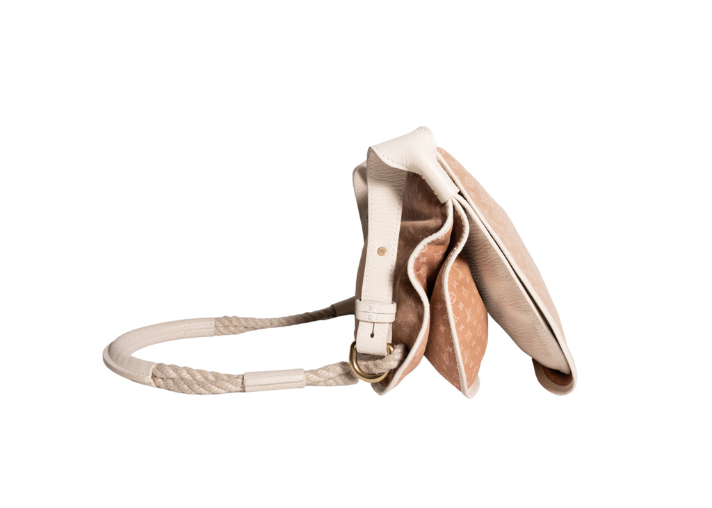 Mini Lin Canvas Bag Beige