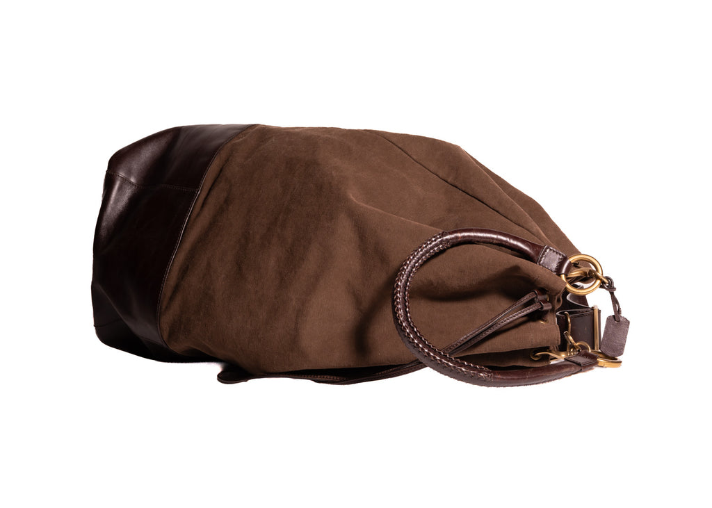 Gucci Seesack dunkelbraun