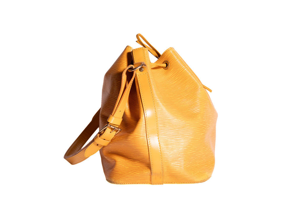 Sac Noé Grande Epi Leder Gelb