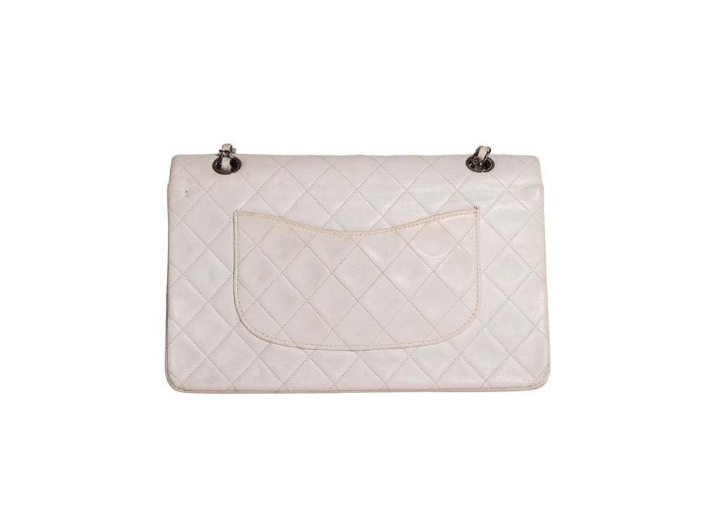 Classic Double Flap Bag Medium Weiß