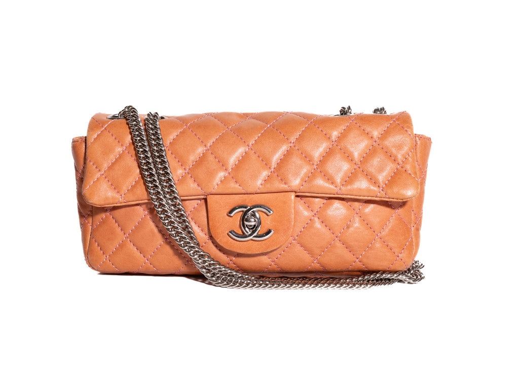 Chanel Classic East West Single Flap Bag