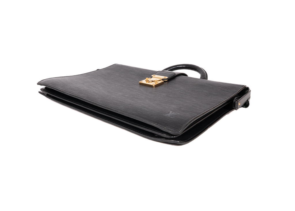 Aktentasche Fermoir Epi Leder