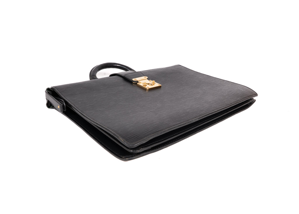 Aktentasche Fermoir Epi Leder