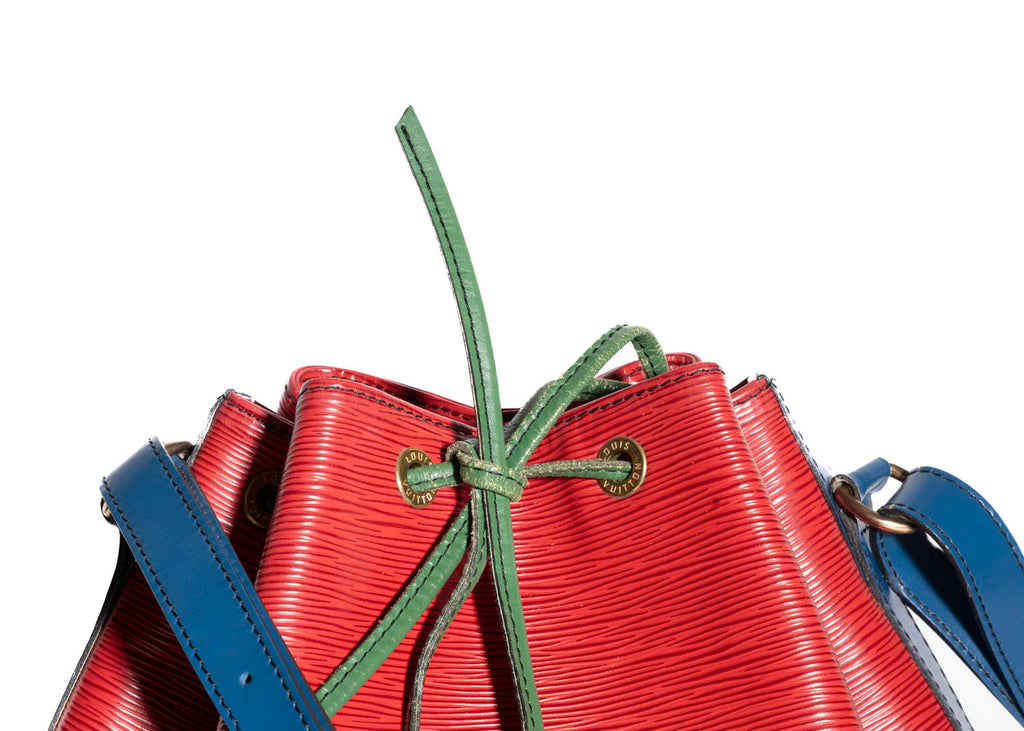 Sac Noé Epi Leder Grande Tricolor