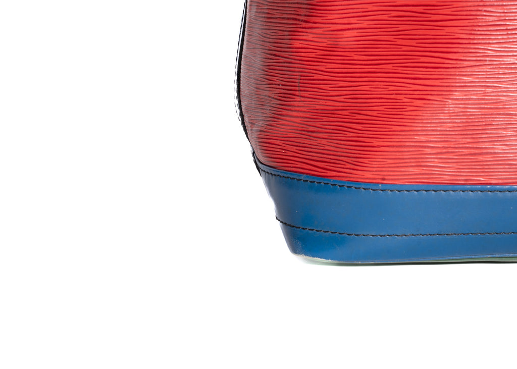 Sac Noé Epi Leder Grande Tricolor