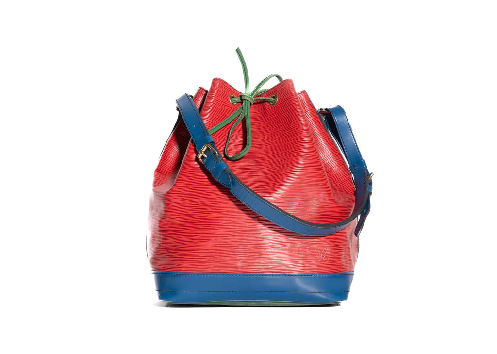 Sac Noé Epi Leder Grande Tricolor