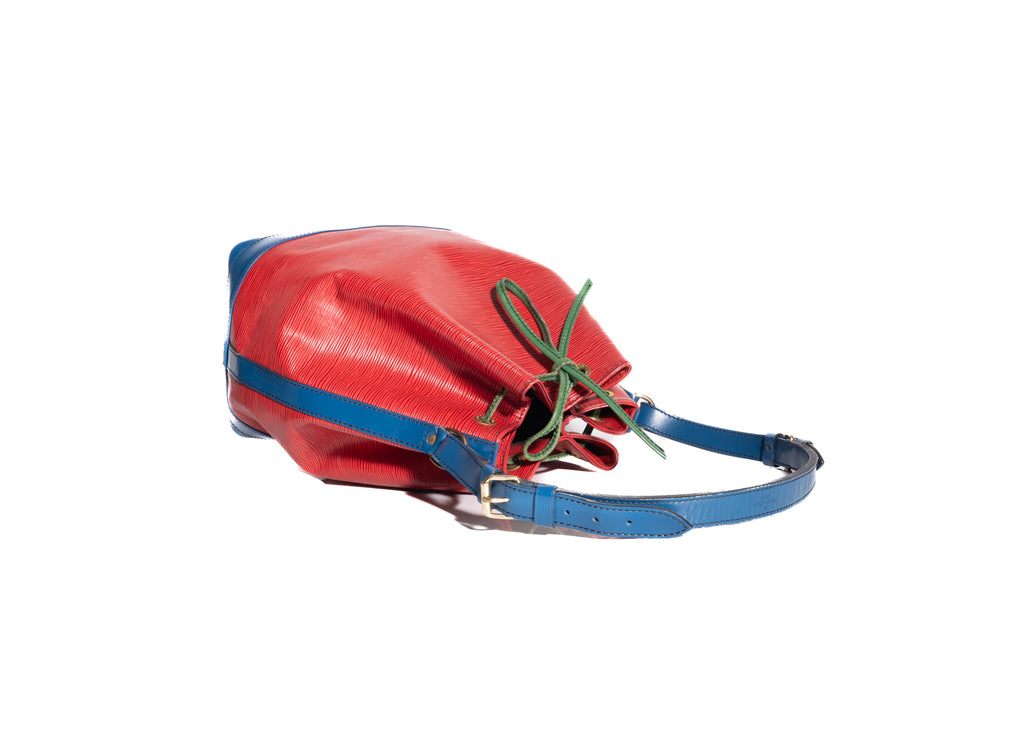 Sac Noé Epi Leder Grande Tricolor