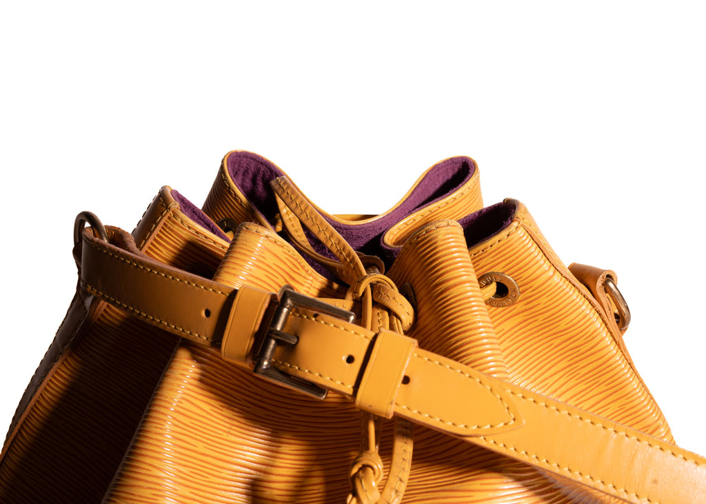 Sac Noé Epi Leder Petit Gelb