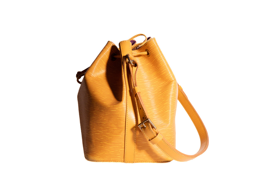 Sac Noé Epi Leder Petit Gelb