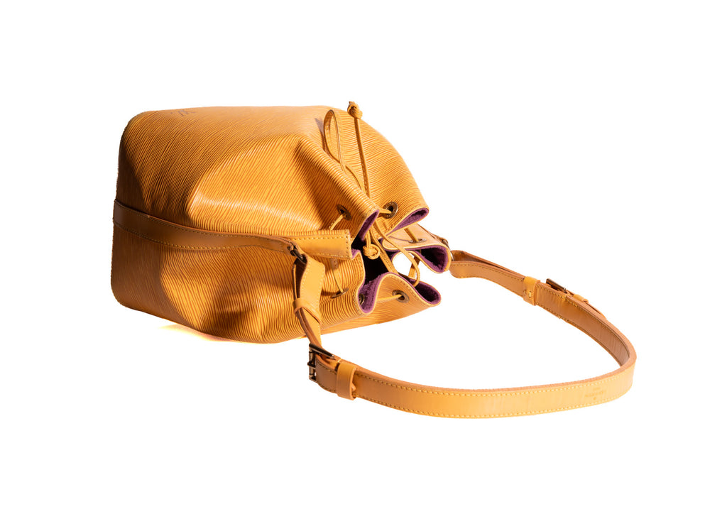 Sac Noé Epi Leder Petit Gelb
