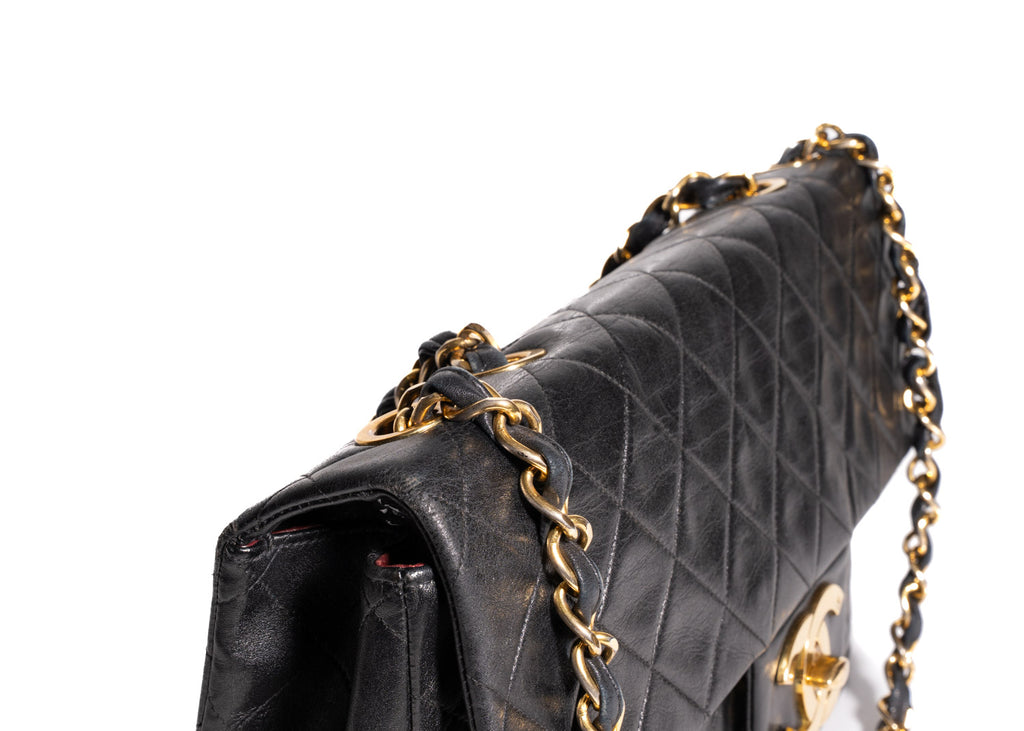 Chanel Maxi Single Flap Gold