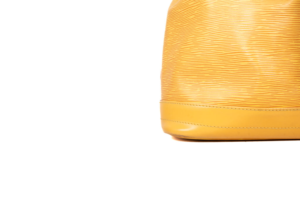 Sac Noé Grande Epi Leder Gelb
