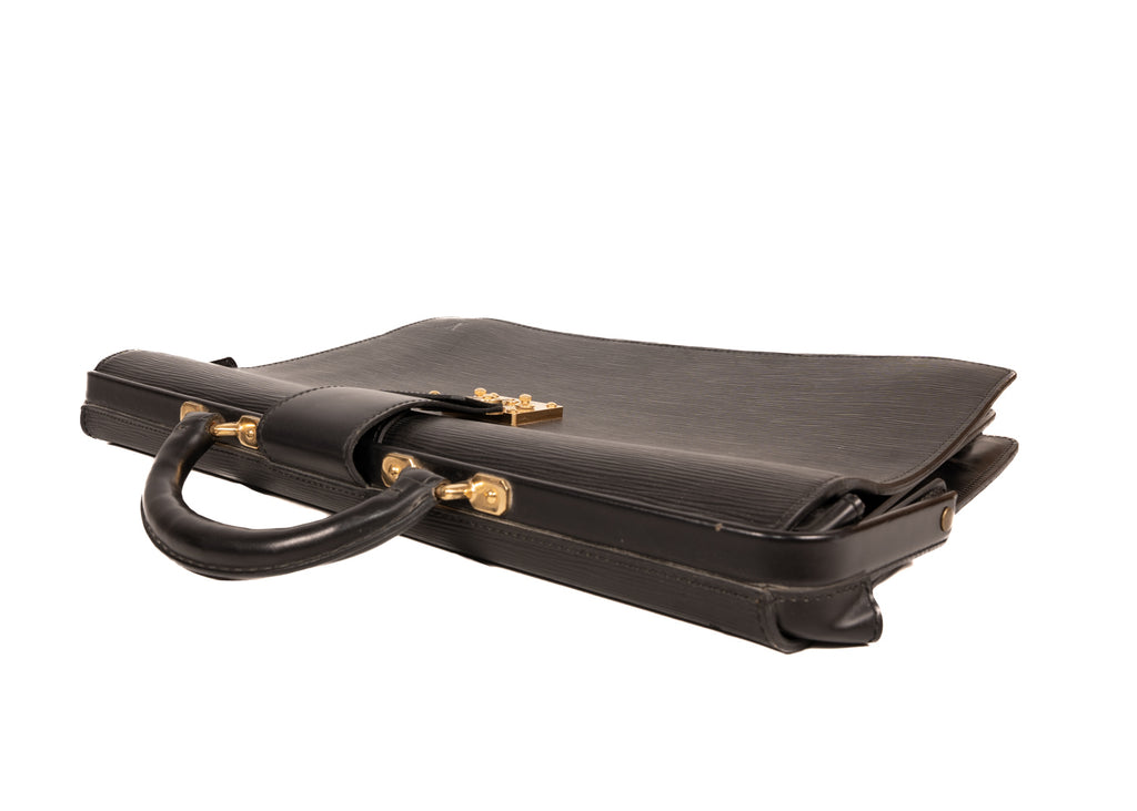 Aktentasche Fermoir Epi Leder