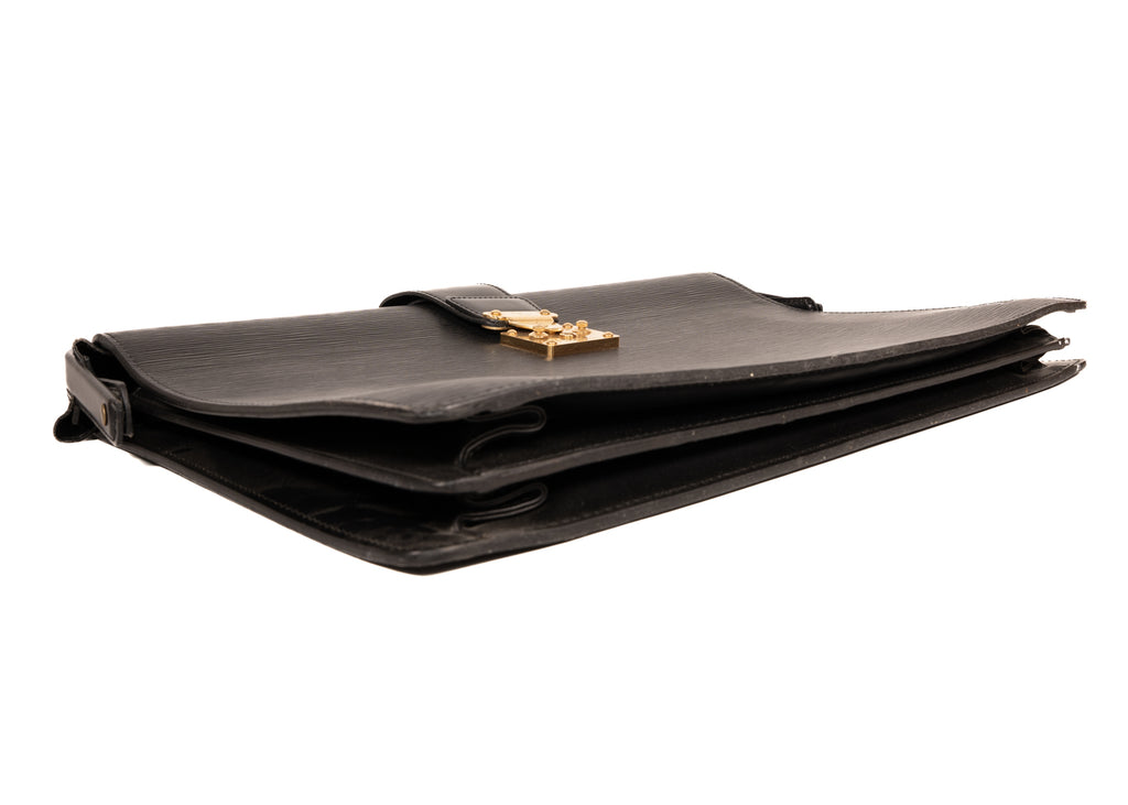 Aktentasche Fermoir Epi Leder