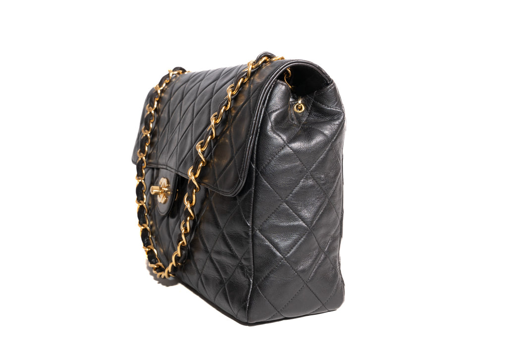 Single Flap Jumbo Schwarz / Gold