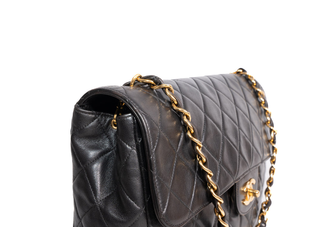 Single Flap Jumbo Schwarz / Gold