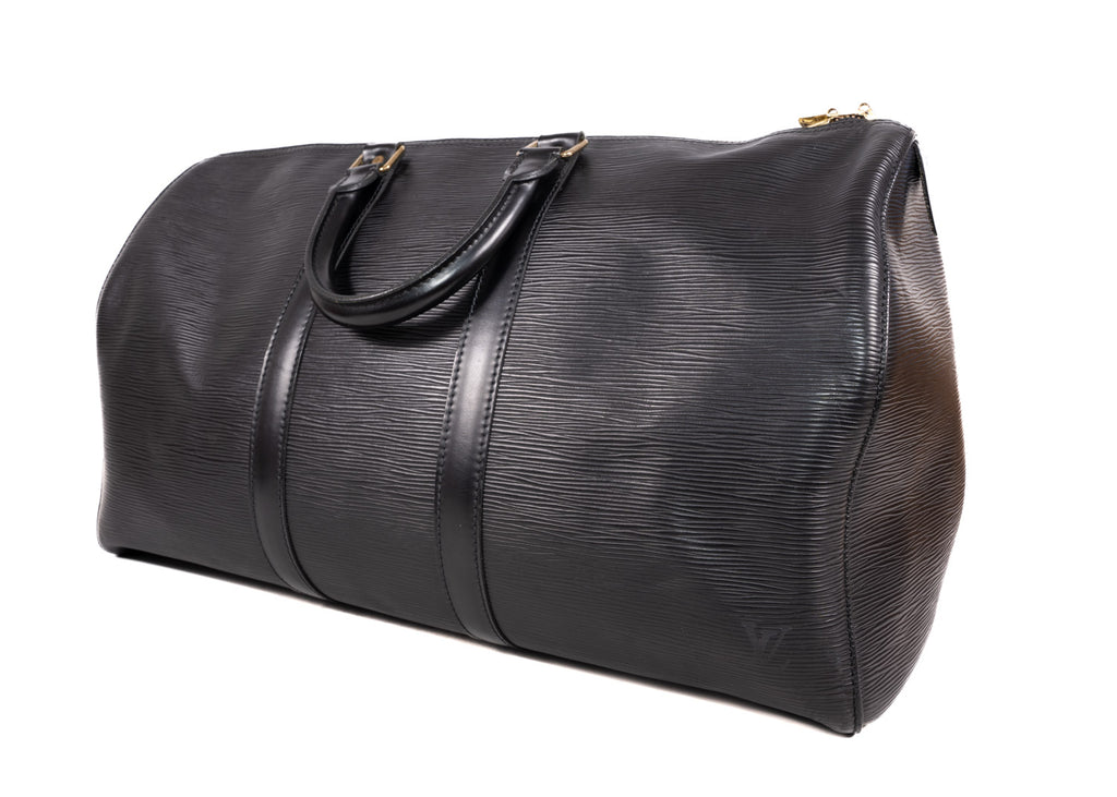 Keepall Epileder 45 Epi Schwarz