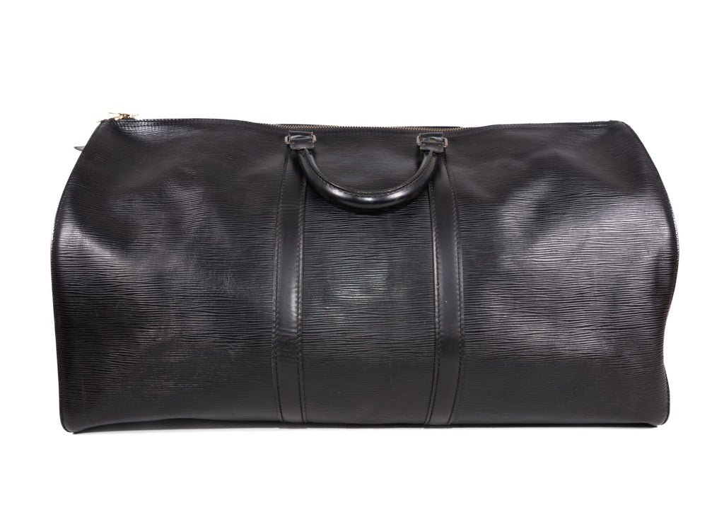 Keepall Epi Leder 55 Epi Schwarz