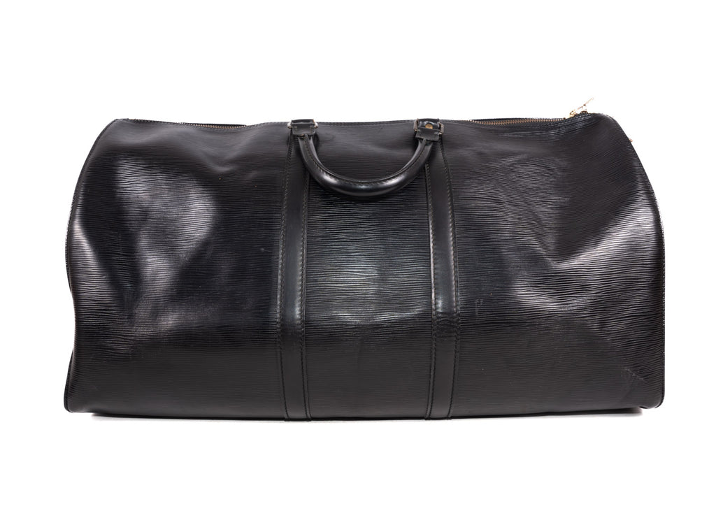 Keepall Epi Leder 55 Epi Schwarz