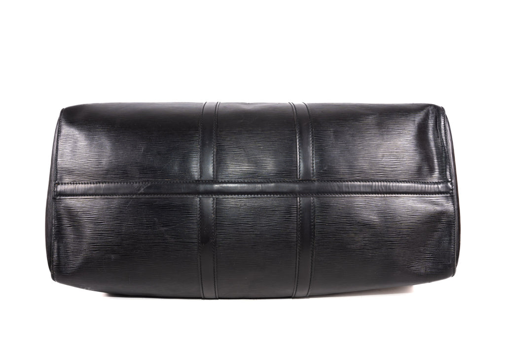 Keepall Epi Leder 55 Epi Schwarz