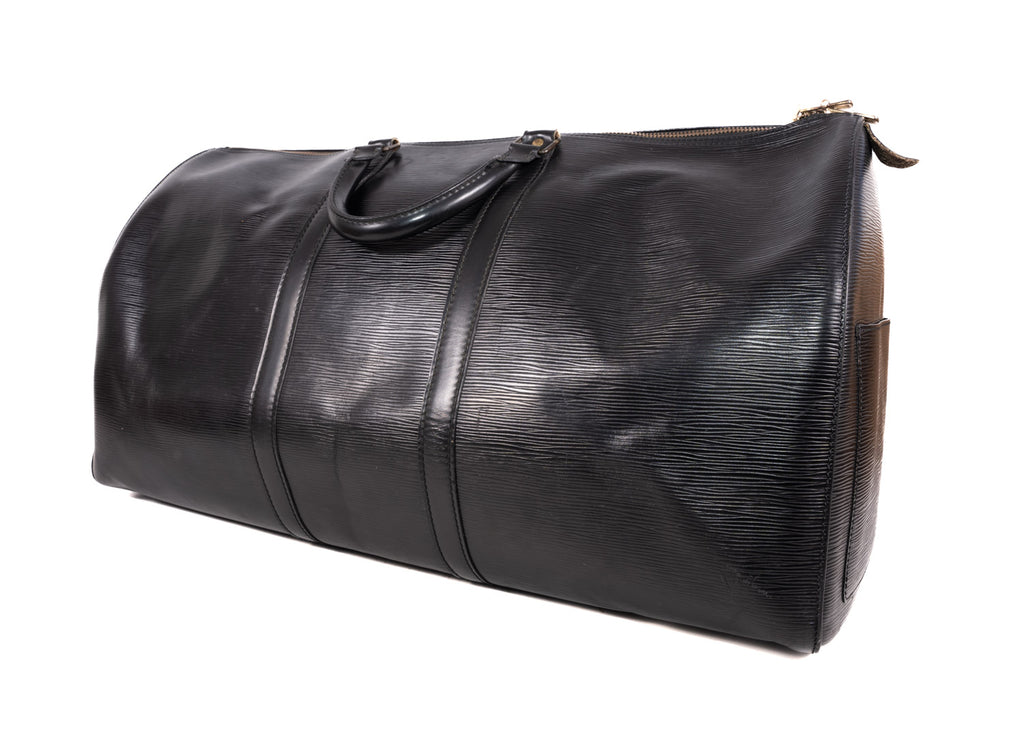 Keepall Epi Leder 55 Epi Schwarz