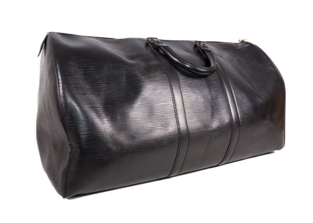 Keepall Epi Leder 55 Epi Schwarz