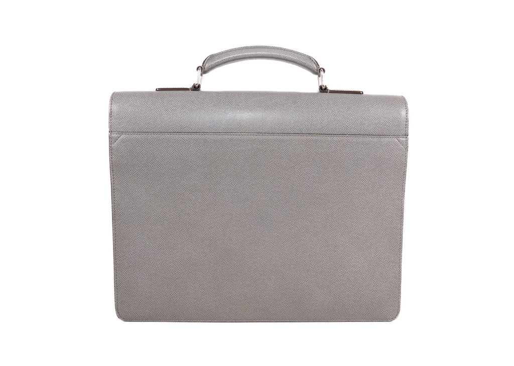 Aktentasche Neo Robusto Taiga Epicea Leder Grau