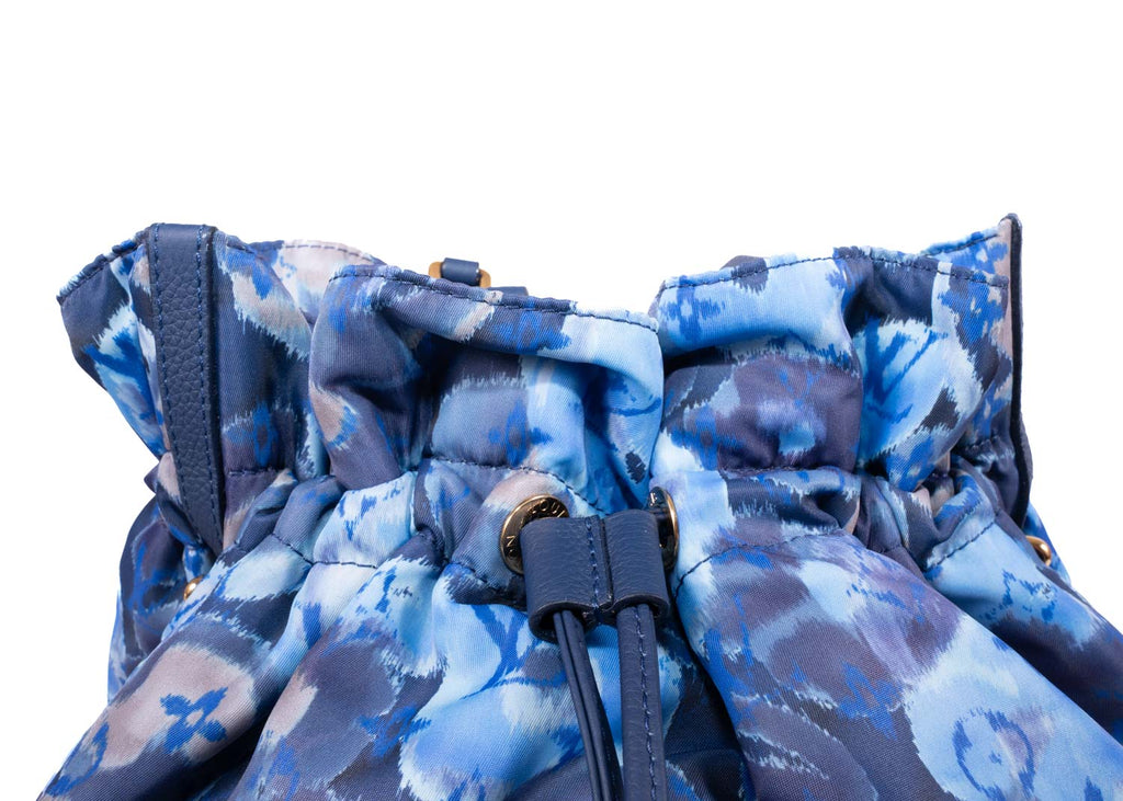 Noéfull MM Monogram Ikat Flower Blau