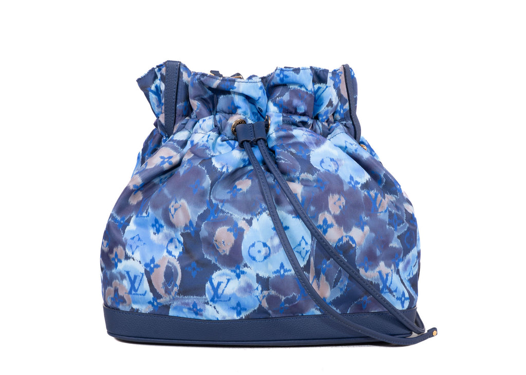 Noéfull MM Monogram Ikat Flower Blau