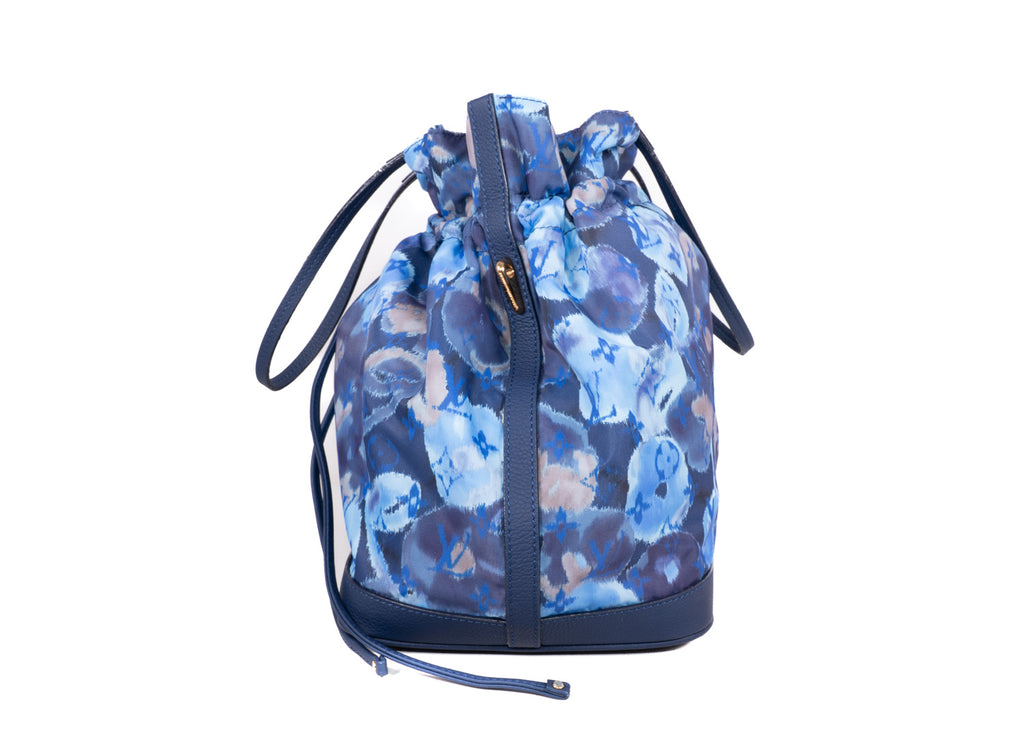 Noéfull MM Monogram Ikat Flower Blau