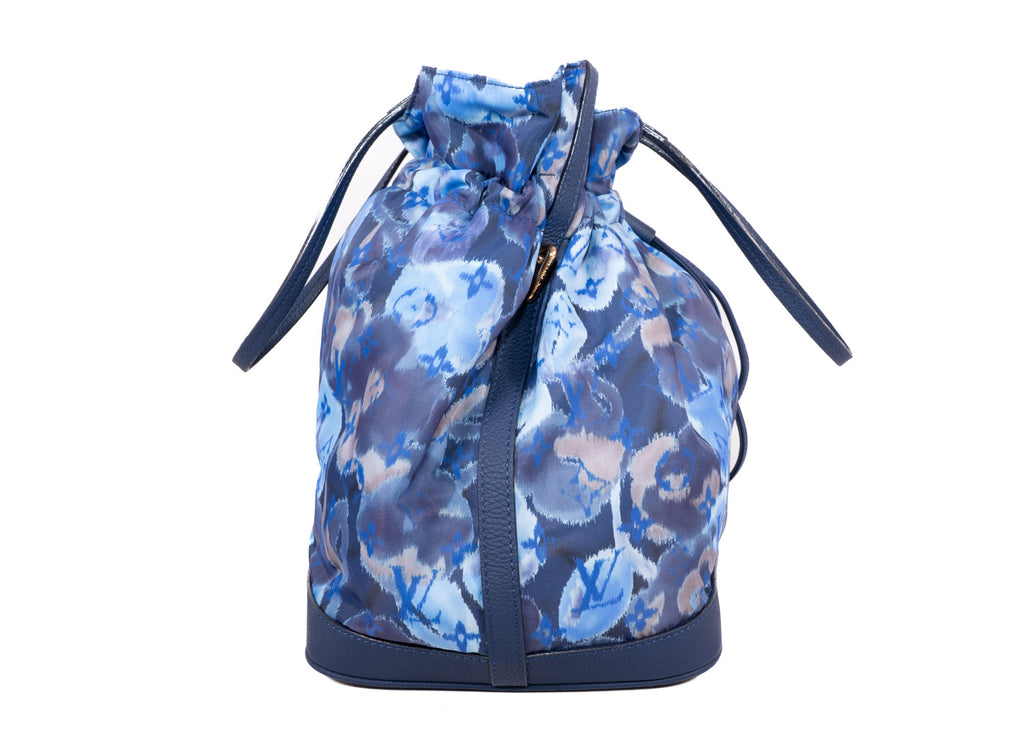 Noéfull MM Monogram Ikat Flower Blau