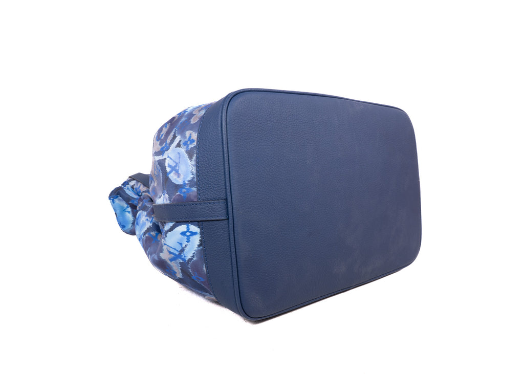 Noéfull MM Monogram Ikat Flower Blau