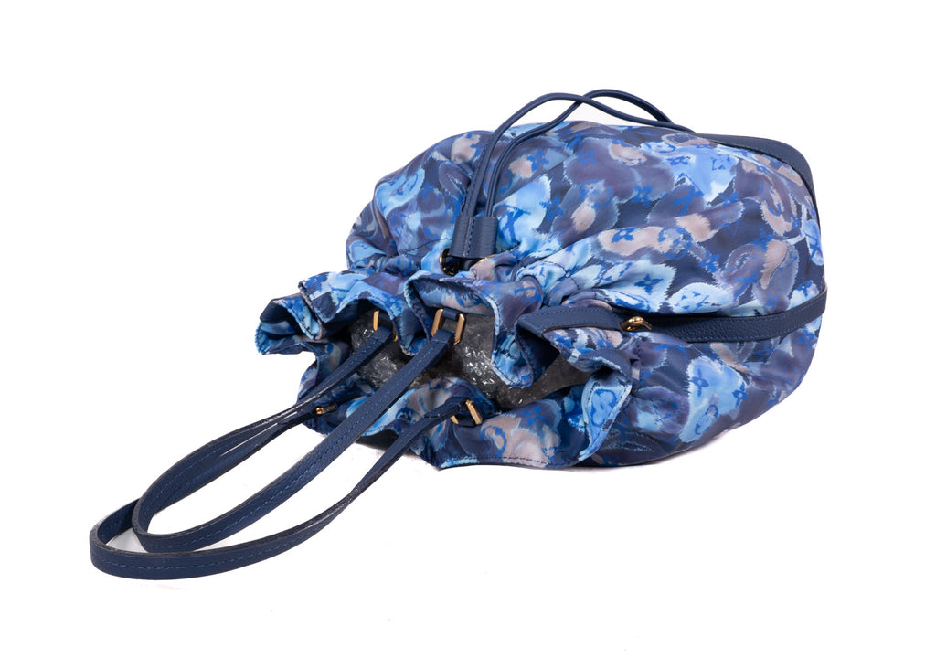 Noéfull MM Monogram Ikat Flower Blau