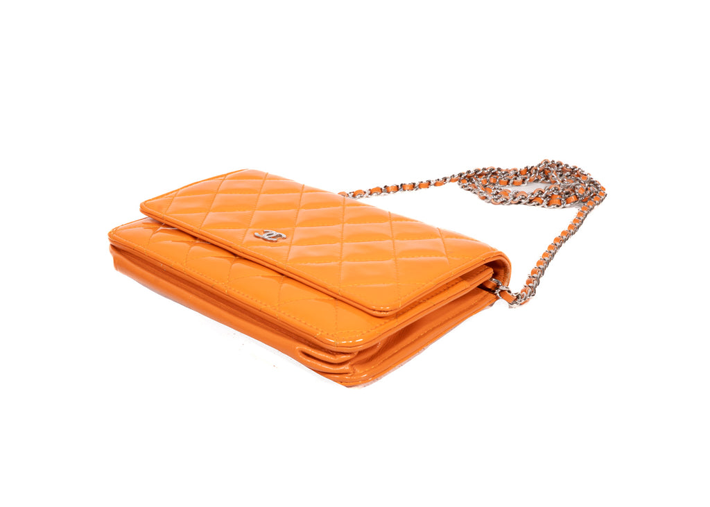 Chanel WOC Enamel orange