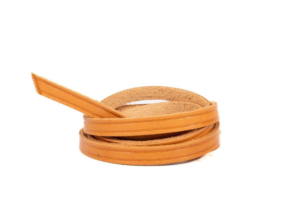 Zugband Glattleder Cognac mittelbraun