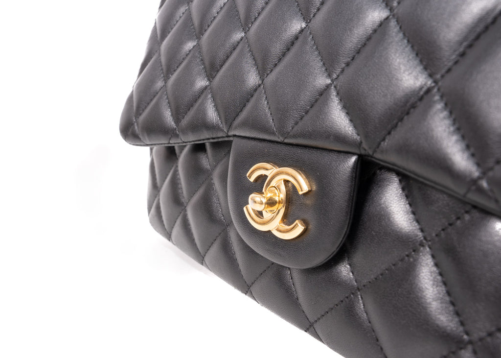 Single Flap Jumbo Schwarz / Gold