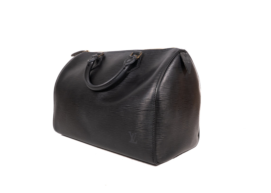 Speedy 30 Epileder schwarz goldene Hardware