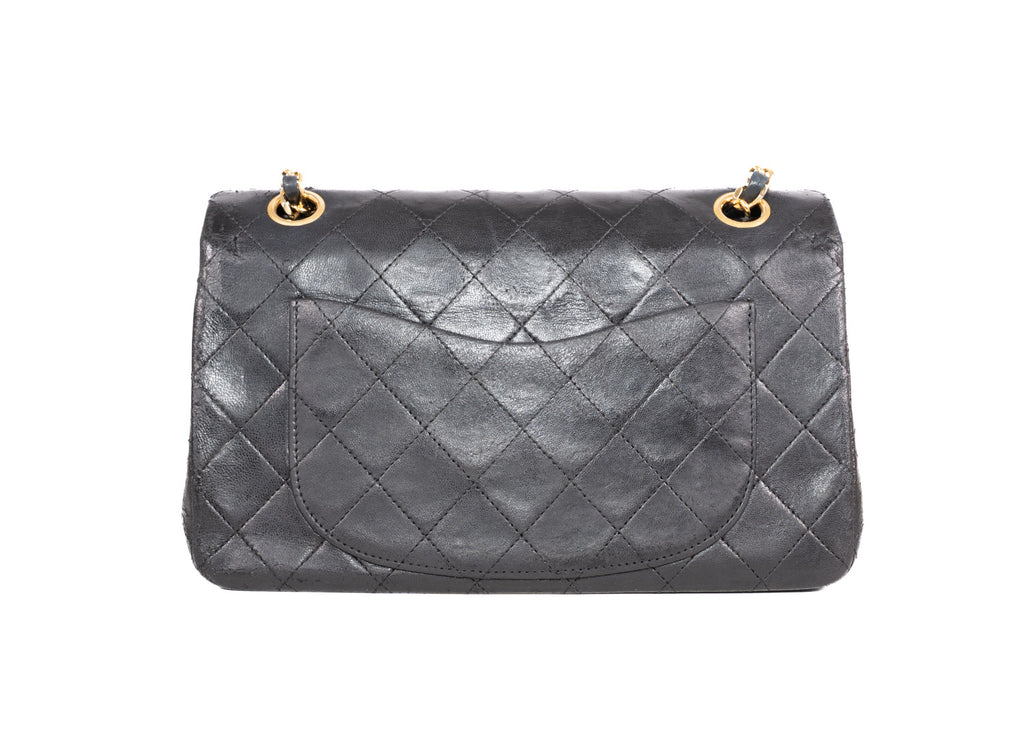 Classic Double Flap Bag Small Schwarz