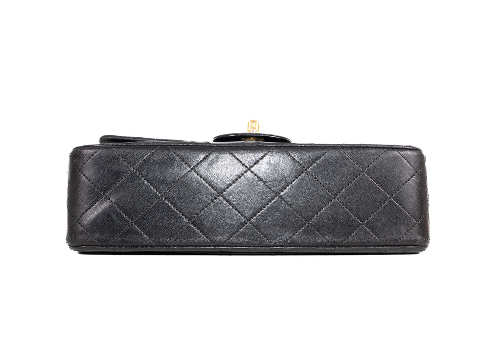Classic Double Flap Bag Small Schwarz