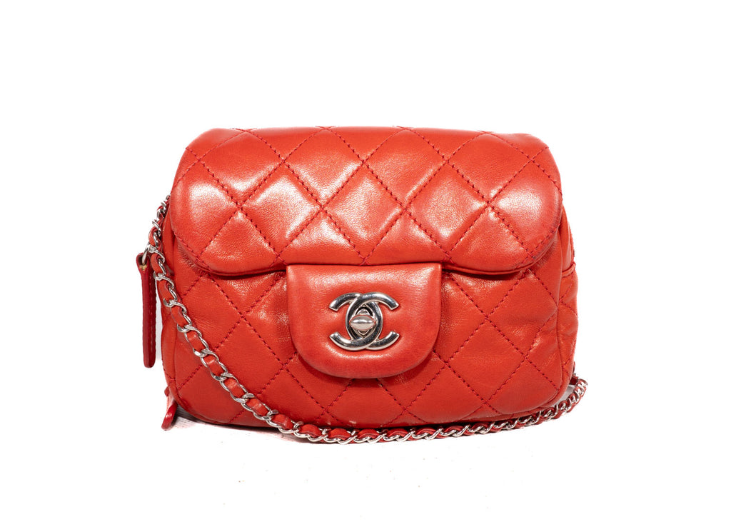 Chanel Mini Single Flap Rot
