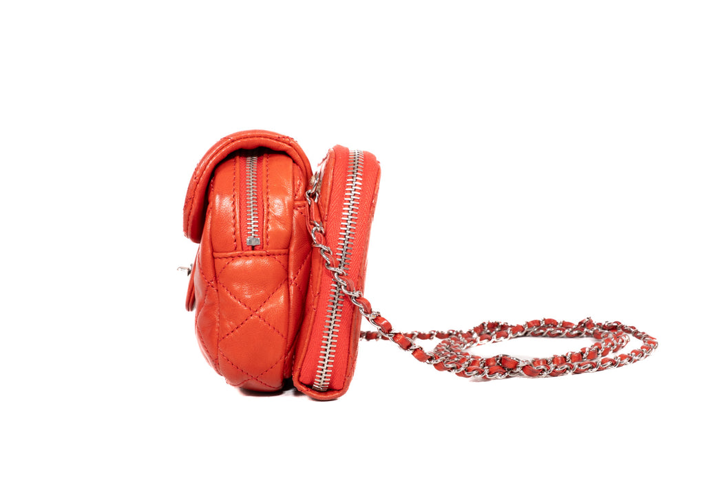 Chanel Mini Single Flap Rot