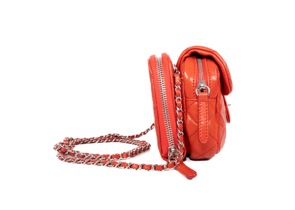 Chanel Mini Single Flap Rot