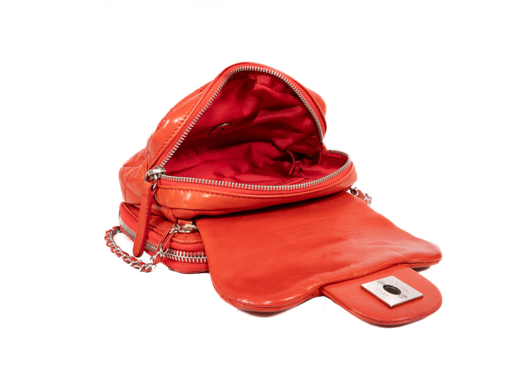 Chanel Mini Single Flap Rot